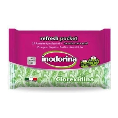 Inodorina Refresh - Мокри кърпички Хлорхексидин 40 бр
