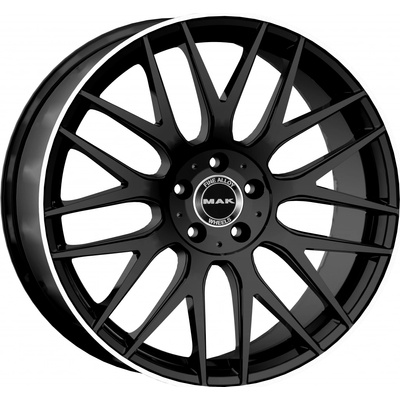 MAK ARROW 11x21 5x112 ET49 gloss black mirror ring