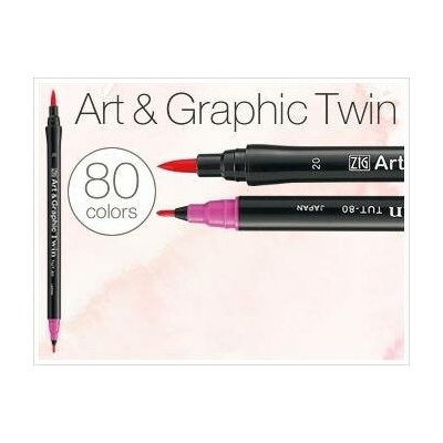 Kuretake ZIG Art & Graphic Twin 302 Haze Blue TUT-80 302