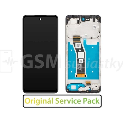 LCD Displej + Dotykové sklo + Rám Motorola Moto E14