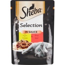 Sheba Selection in Sauce S kuracím a hovädzím v šťave 85 g