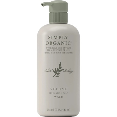 Simply Organic Volume Hair & Scalp Wash šampón pre objem vlasov a osvieženie pokožky hlavy 958 ml