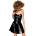 Black Level Vinyl Mini Dress with Corset Top 2851709 Black M