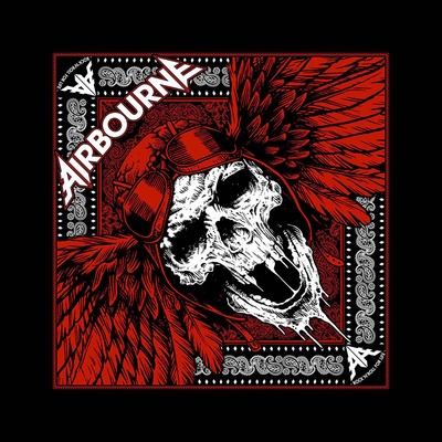 Airbourne šatka Red Skull RAZAMATAZ B072