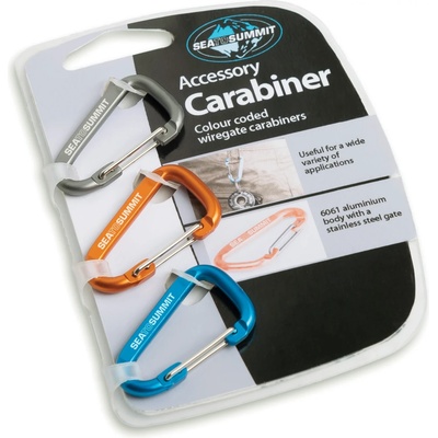Sea to Summit Карабинер за екипировка Sea to summit Accessory Carabiner 3Pcs Gear carabiner - Mixed - размер One Size (324-0052-0111)
