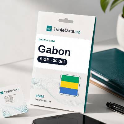 eSIM Gabon 5 GB / 29 dní - Gabon CKH434