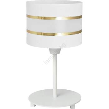 Image 1 of Helam Настолна лампа HELEN 1xE27/15W/230V бяла/златиста (HE1200)