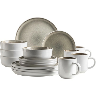 Mäser jedálenská súprava Lunaria Brown 16 dielna