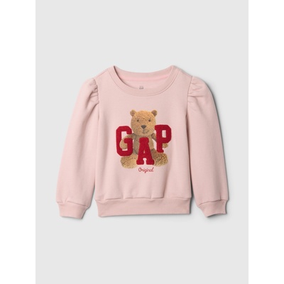 GAP Бебешки суитшърт с логото на GAP GAP | Rozov | Момичешки | 74/80