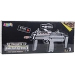 LEAN Toys Toy Rifle Weapon Lights Sounds Sight Black 41cm