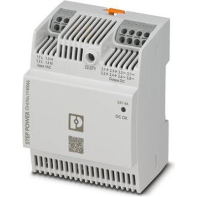 Phoenix Contact STEP3-PS/1AC/24DC/4/PT síťový zdroj na DIN lištu 24 V/DC 4 A 96 W Počet výstupů:1 x Obsah 1 ks