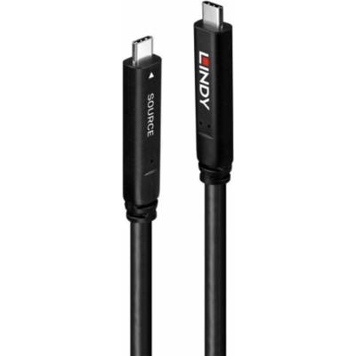 Lindy 43333 USB USB 3.2 Gen1 USB-C ® zástrčka USB-C ® zástrčka 10m černý