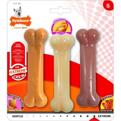 Nylabone Extreme Chew multip. baleni 3 ks S