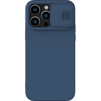Pouzdro NILLKIN CamShield Apple iPhone 14 Pro - krytka fotoaparátu - silikonové - tmavě modré
