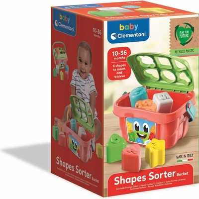 CLEMENTONI BABY Play For Future: Kyblík na třídění tvarů