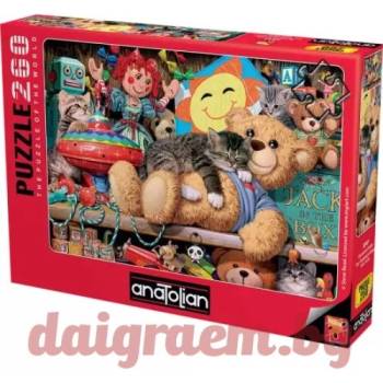 Image 1 of Anatolian Пъзел anatolian 3341 - 260 части - Шкаф за играчки (p3341)