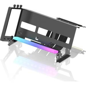 EZDIY-FAB Стойка за вертикален монтаж на видеокарта EZDIY-FAB, ARGB, PCIe 4.0, 115 mm, черна (EZ-YIHPI333-14)