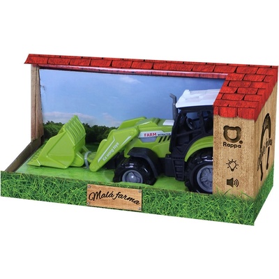 Rappa Детска играчка Rappa - Трактор "Моята малка ферма", със звук и светлини, 15 cm (217560)