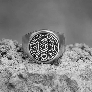 Image 1 of NNM пръстен Hexagram 12 Zodiac Sign - 10988-SI-BXG