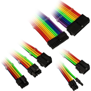 Image 1 of Kolink Комплект оплетени кабели Kolink Core, Rainbow (KOLINK-ACC-ZUAD-1297)