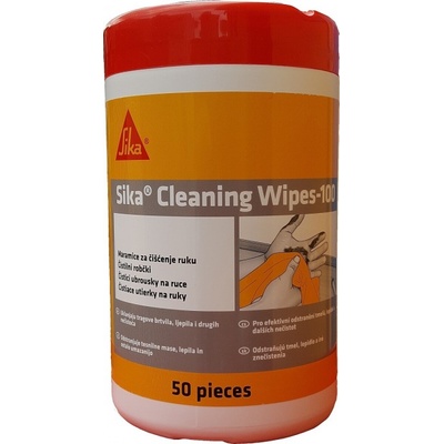 Sika Cleaning Wipes-100 vlhčené čistící ubrousky 50 ks