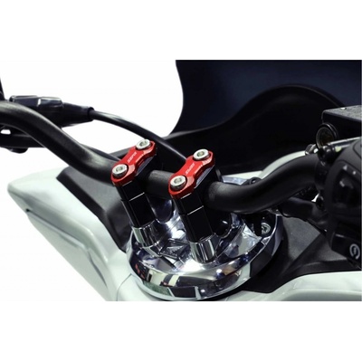 SEFIS Arc 30 nádstavce 22mm Honda PCX 125 150 Farba viečka nádstavcou Titanovo - šedá