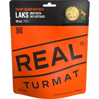Real Turmat LOSOS S TĚSTOVINAMI VE SMETANOVÉ OMÁČCE 500 g