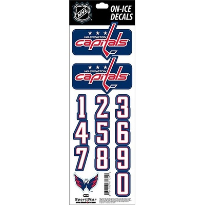 Sport Star Nálepky na helmu Washington Capitals NHL Decals Navy