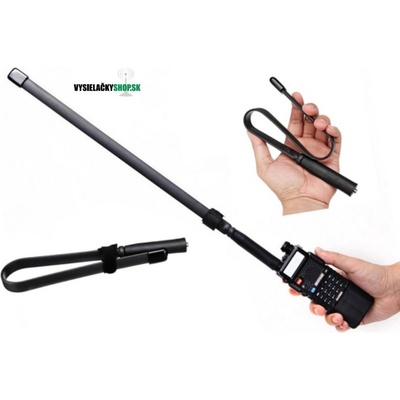 Taktická anténa Dualband SMA female 72cm
