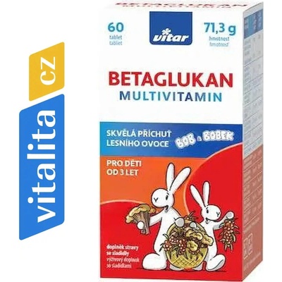 Vitar Kids Betaglukan Multivitamin 60 tablet