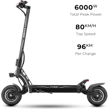 YuMe HAWK PRO | 60V 30AH SAMSUNG | 2 x 3000W ел. тротинетка