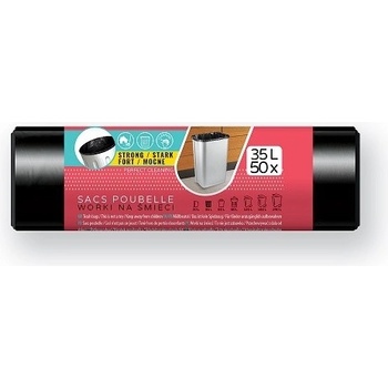 ViGO! Pytle do koše 35l 6µm 50ks černá