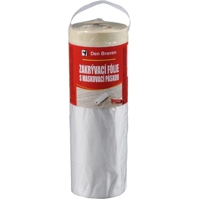 Den Braven Zakrývacia fólia s maskovacou páskou 110 cm x 33 m