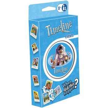 Asmodee Настолна игра Timeline: Events (2020 Edition) - семейна (ASMTIMEECO03EN)