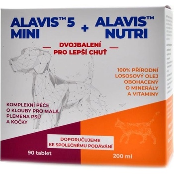 Dvjbalenie Alavis 5 mini tbl 90 + Alavis Nutri 1 ml