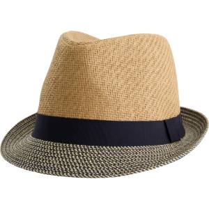 maximo Шапка Maximo Mini Boy's Trilby Hat - Stroh / Navy - размер 47 cm (204-8436-0111)