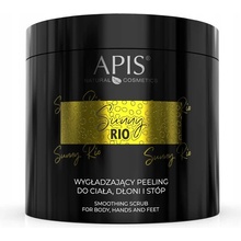 APIS Sunny Rio vyhladzujúci telový peeling na ruky a nohy 700g