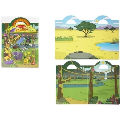 Melissa & Doug Adhezní sešit se samolepkami Safari