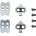 Shimano Педали с автомат Shimano Schuhplatten SM-SH56 SPD Cleats - Silver - размер One Size (860-4702-0111)