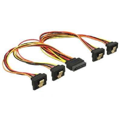 Кабел Power SATA - 4 x SATA 15 Pin, 30cm (DELOCK-60167)