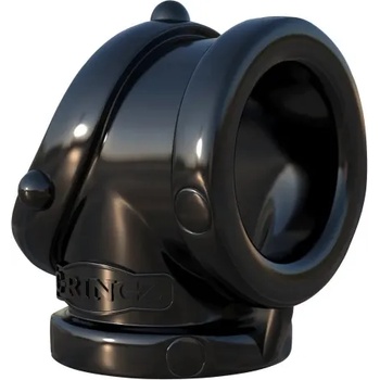 Image 1 of Pipedream Широк пристегач за пенис и тестиси Rock Hard Cock Pipe черен