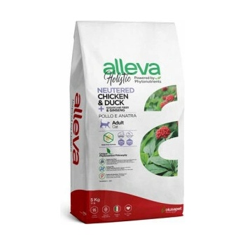 Alleva HOLISTIC cat neutered chicken & duck & sugarcane fiber & gingseng 10 kg