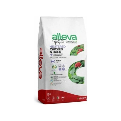 Alleva HOLISTIC cat neutered chicken & duck & sugarcane fiber & gingseng 10 kg