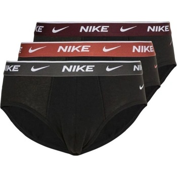 Nike Мъжки боксерки NikeEveryday Cotton Stretch Brief 3P - Черен