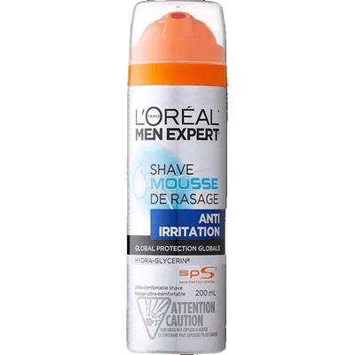 L'Oréal пяна за бръснене, Men expert, Anti-irritation, 200мл