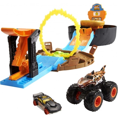 Mattel Hot Wheels příslušenství pro autodráhu Monster trucks Kaskadérské kousky