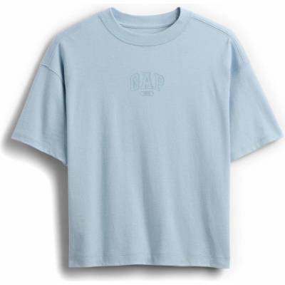 GAP detské oversize tričko s logom 1969 modrá