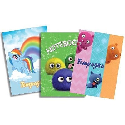 Екобелан Тетрадка А5, 20 листа, широк ред, вестникарска хартия