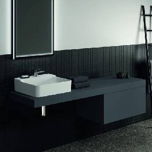 Ideal Standard Плот за мивка Ideal Standard Atelier Conca без изрез, матов антрацит 180 см (T3954Y2)