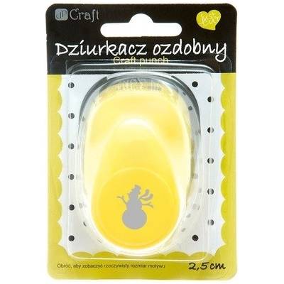 dpCraft Dekorační děrovačka 2,5 cm – sněhulák 2 (JCDZ-110-136)